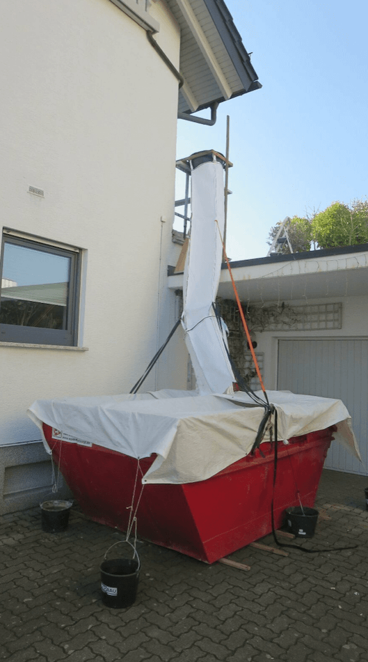 Flexibele stortkoker